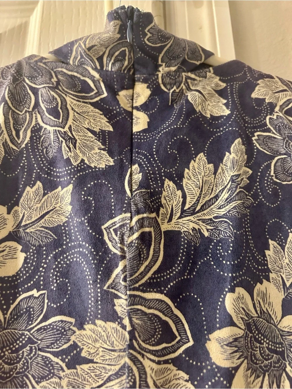 Millibon Navy and Cream Floral Dress